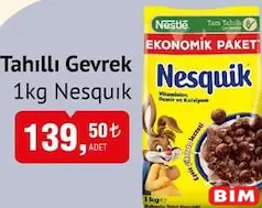 NESQUİK TAHILLI GEVREK 1 KG